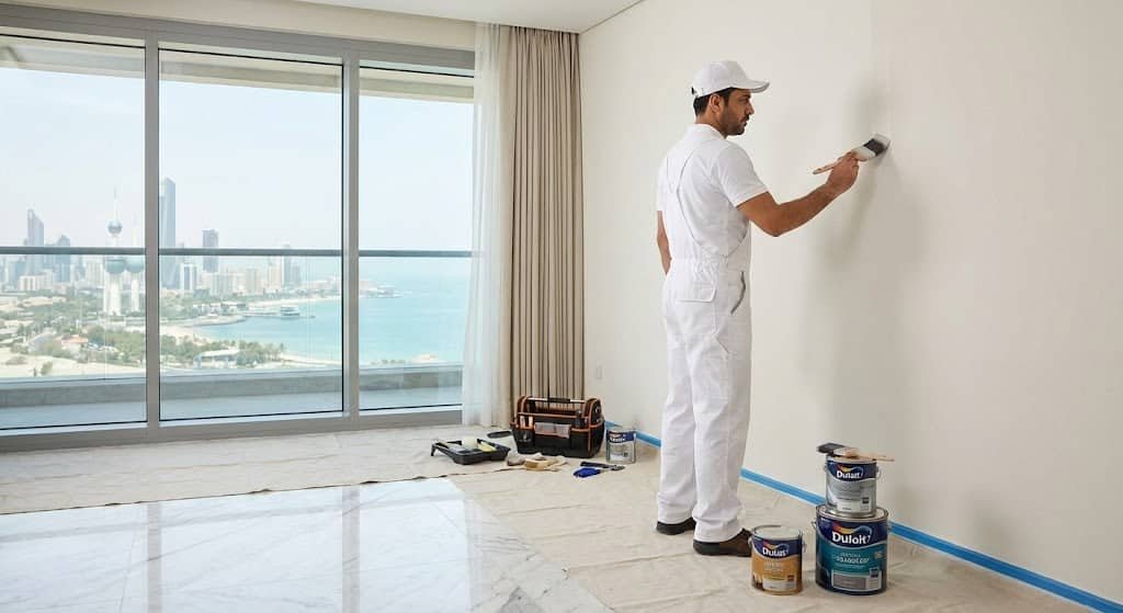 صباغ الكويت | معلم دهان محترف لتشطيب داخلي وخارجي (ألوان الكويت)